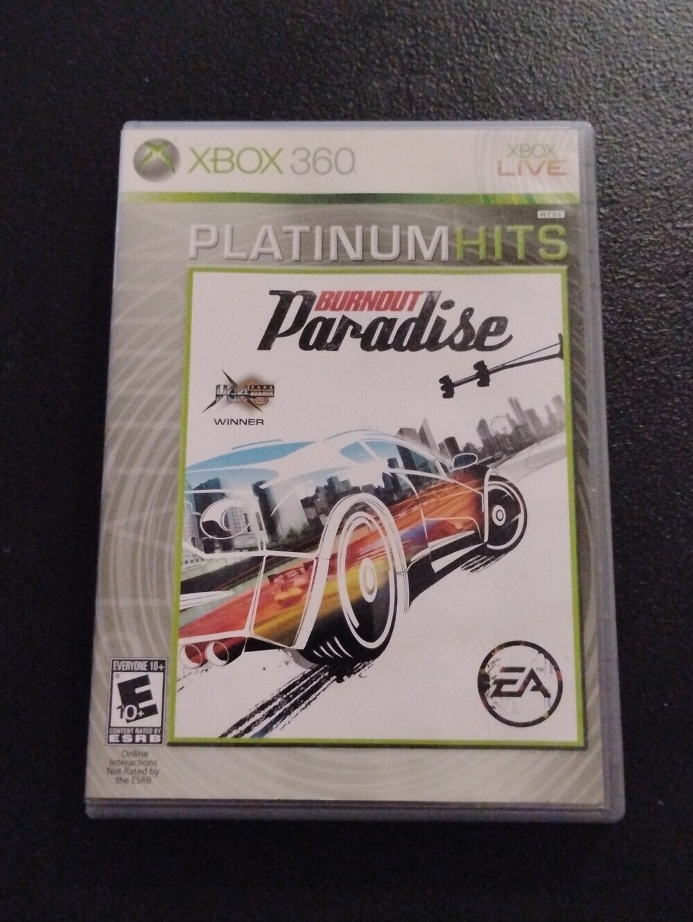 Burnout Paradise (Xbox 360) - Complete in Box (CIB) Platinum Hits